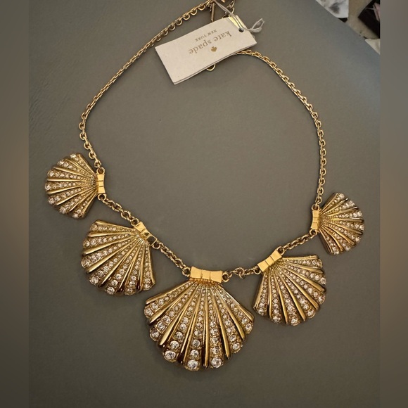 Kate Spade Shore Thing Shell Statement Necklace - Picture 3 of 7